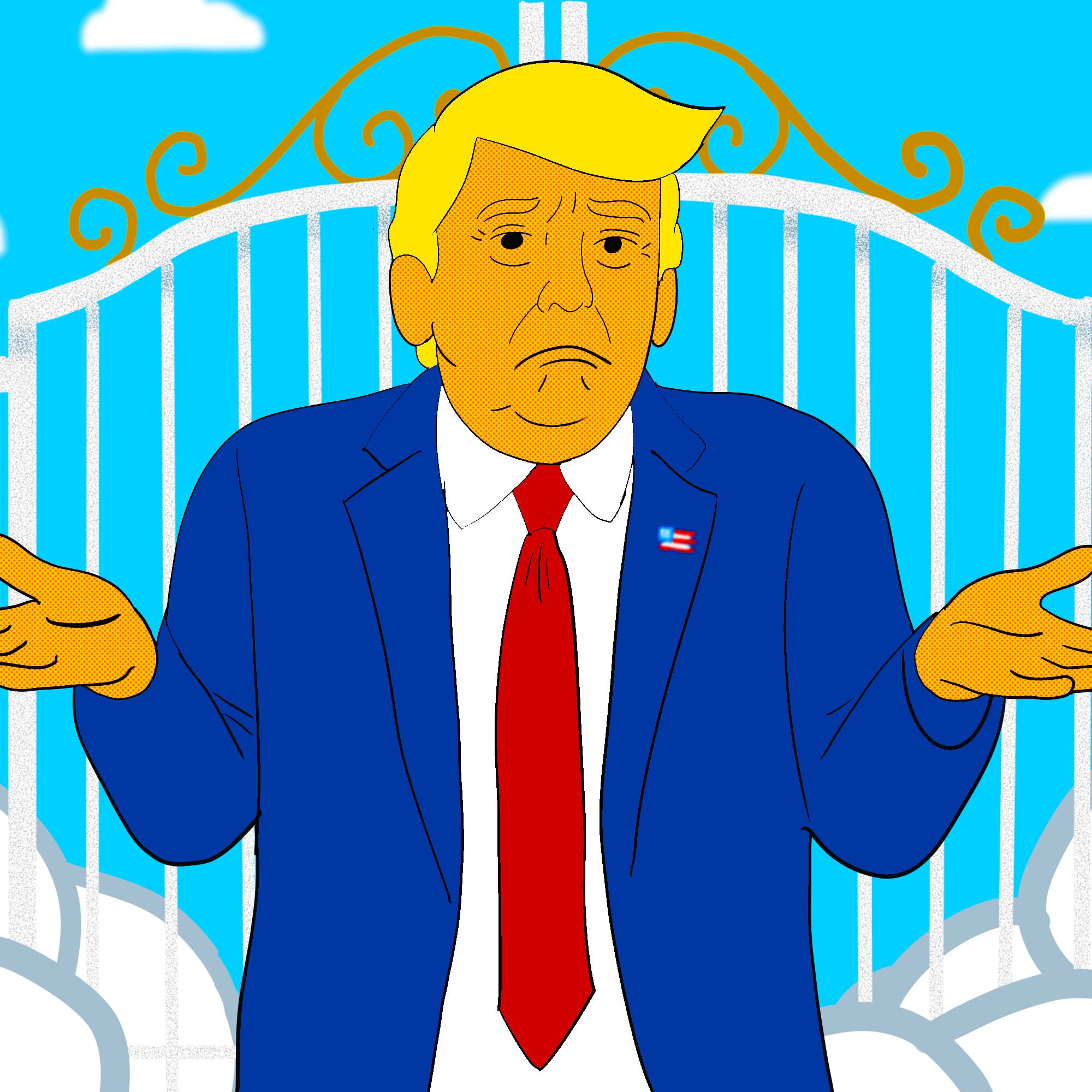 Donald Trump, 79, Crashes Wedding to Ramble About Heaven