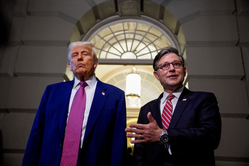 Speaker of the House Mike Johnson heralded Trump's Iran strikes, even as critics feared Congress ceded its authority.