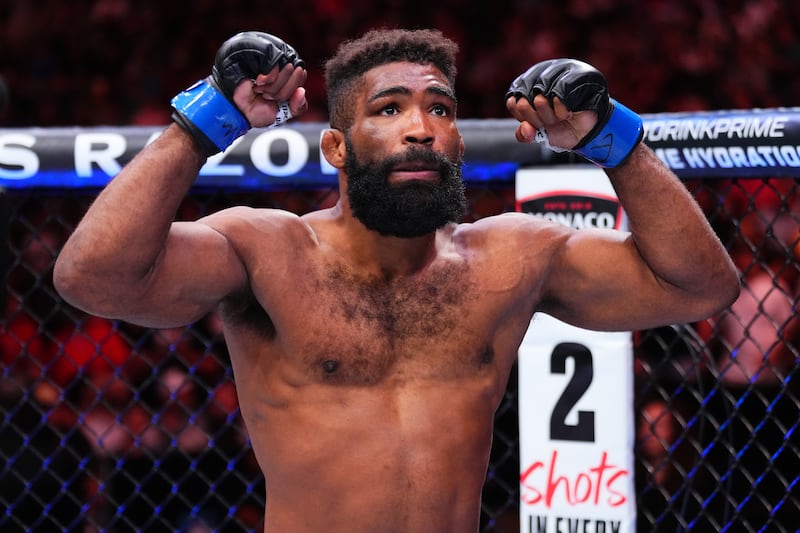 NASHVILLE, TENNESSEE - JULY 12: Chris Curtis prepares to face Max Griffin in a welterweight fight during the UFC Fight Night event at Bridgestone Arena on July 12, 2025 in Nashville, Tennessee.  (Photo by Jeff Bottari/Zuffa LLC)