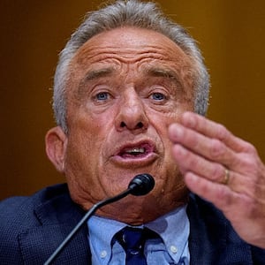 Health and Human Services Secretary Robert Kennedy Jr. testifies before the Senate Finance Committee at the Dirksen Senate Office Building on September 04, 2025 in Washington, DC.