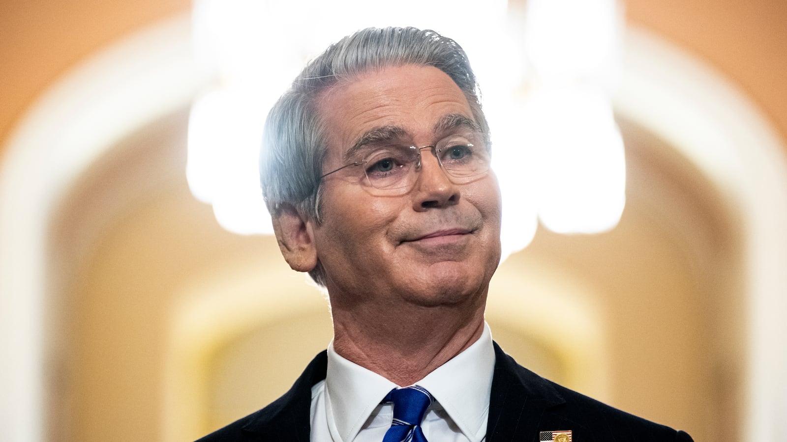 Treasury Secretary Scott Bessent in the U.S. Capitol.