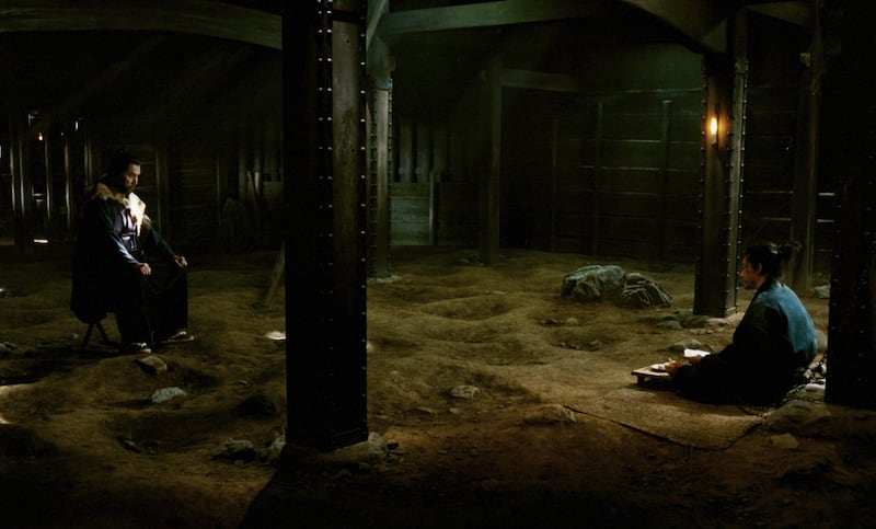 A still from "The Samarai and the Prisoner"