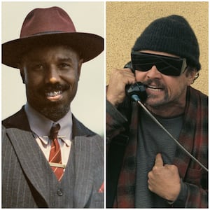 Michael B Jordan and Leonardo DiCaprio