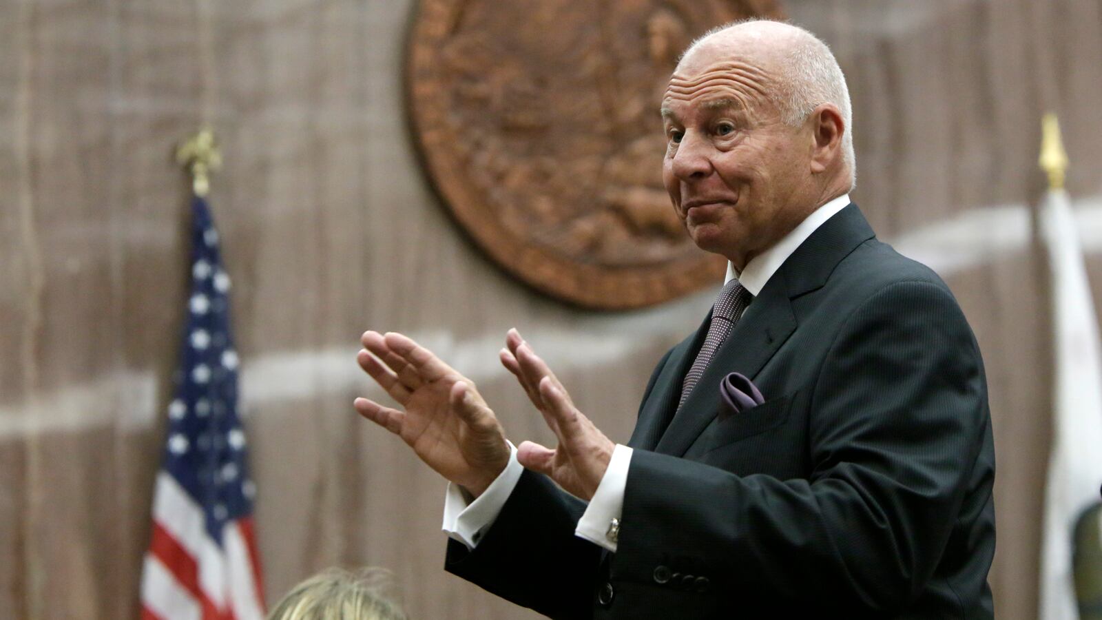 Plaintiff's attorney Thomas Girardi presents closing arguments in the trial of Bryan Stow's lawsuit against former Dodgers owner Frank McCourt and Los Angeles Dodgers LLC.