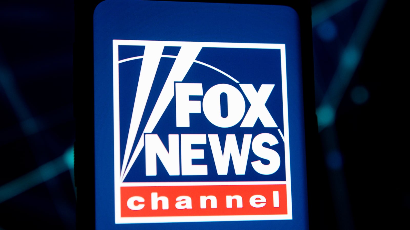 Photo illustration of a Fox News channel logo.
