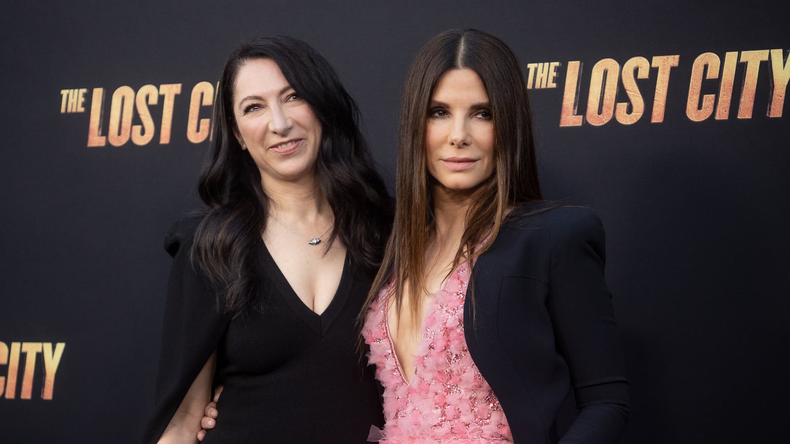 A picture of Sandra Bullock with her sister Gesine Bullock-Prado. Bullock’s longtime partner Bryan Randall rercently died after a three-year battle with ALS.
