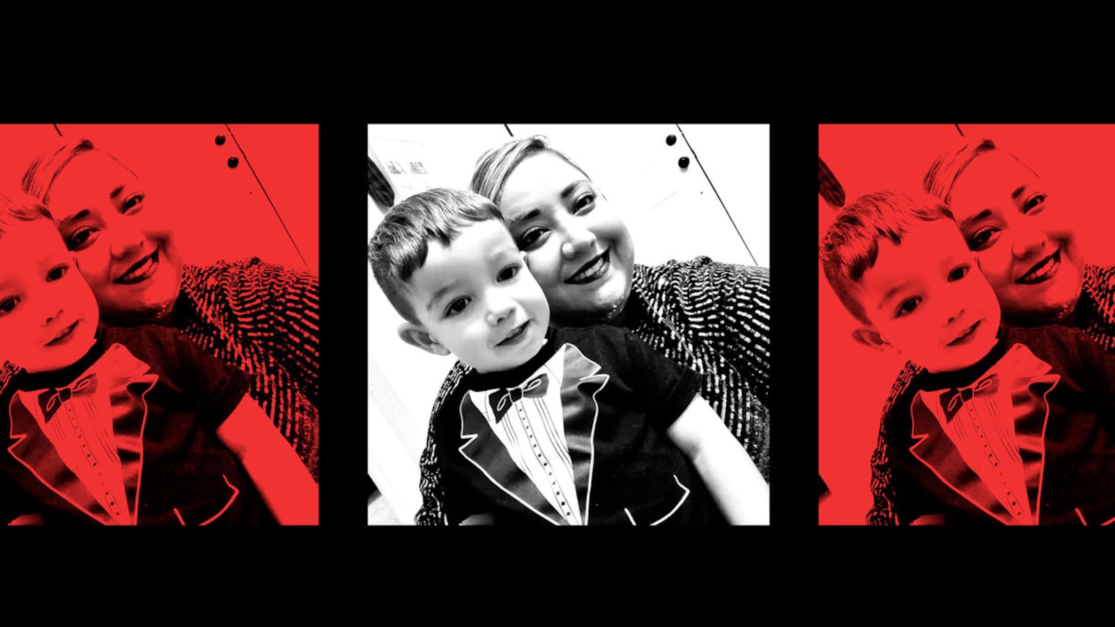 Savannah Kriger, 32, and her son Kaiden Kriger, 3.