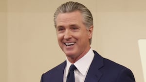 California Governor Gavin Newsom delivers his final State of the State Address at the California Capitol Building in Sacramento, Calif. Thursday, January 8, 2026.