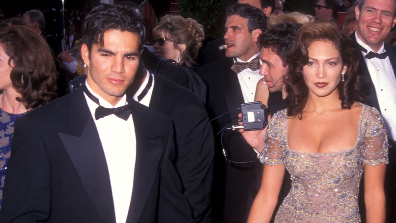 Ojani Noa (left) and Jennifer Lopez (right)