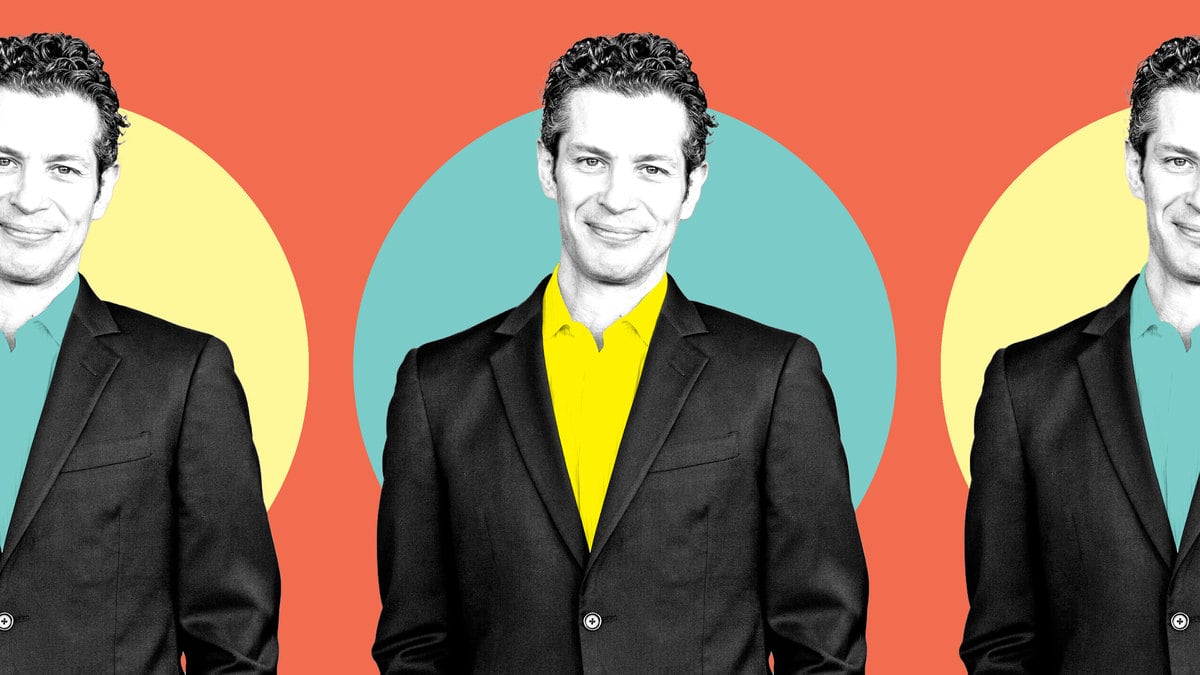 A photo illustration of Thomas Kail