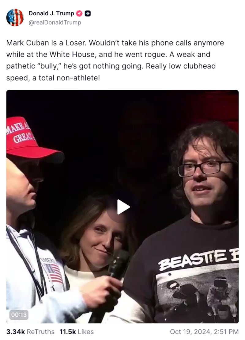 donald trump truth social