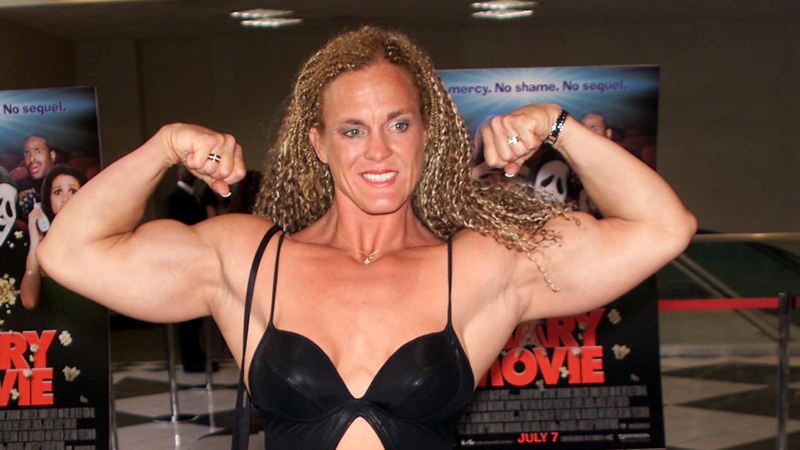 Jayne Trcka at the premiere of 'Scary Movie', 6/21/00 in New York City.