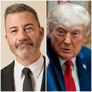 Jimmy Kimmel and Donald Trump