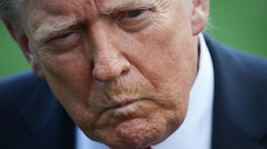 WASHINGTON, DC - SEPTEMBER 11: U.S. President Donald Trump takes questions from members of the press while departing the White House on September 11, 2025 in Washington, DC. Trump is scheduled to travel to New York City this evening. (Photo by Win McNamee/Getty Images)