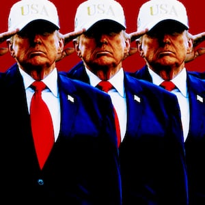 Donald Trump photo illustration