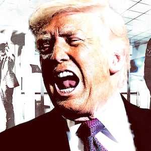 Donald Trump yelling at TSA agents to keep working without pay.