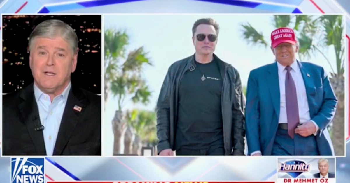 Sean Hannity Pleads with Donald Trump and Elon Musk to Make Up Soon