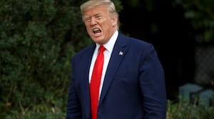 Trump yelling.