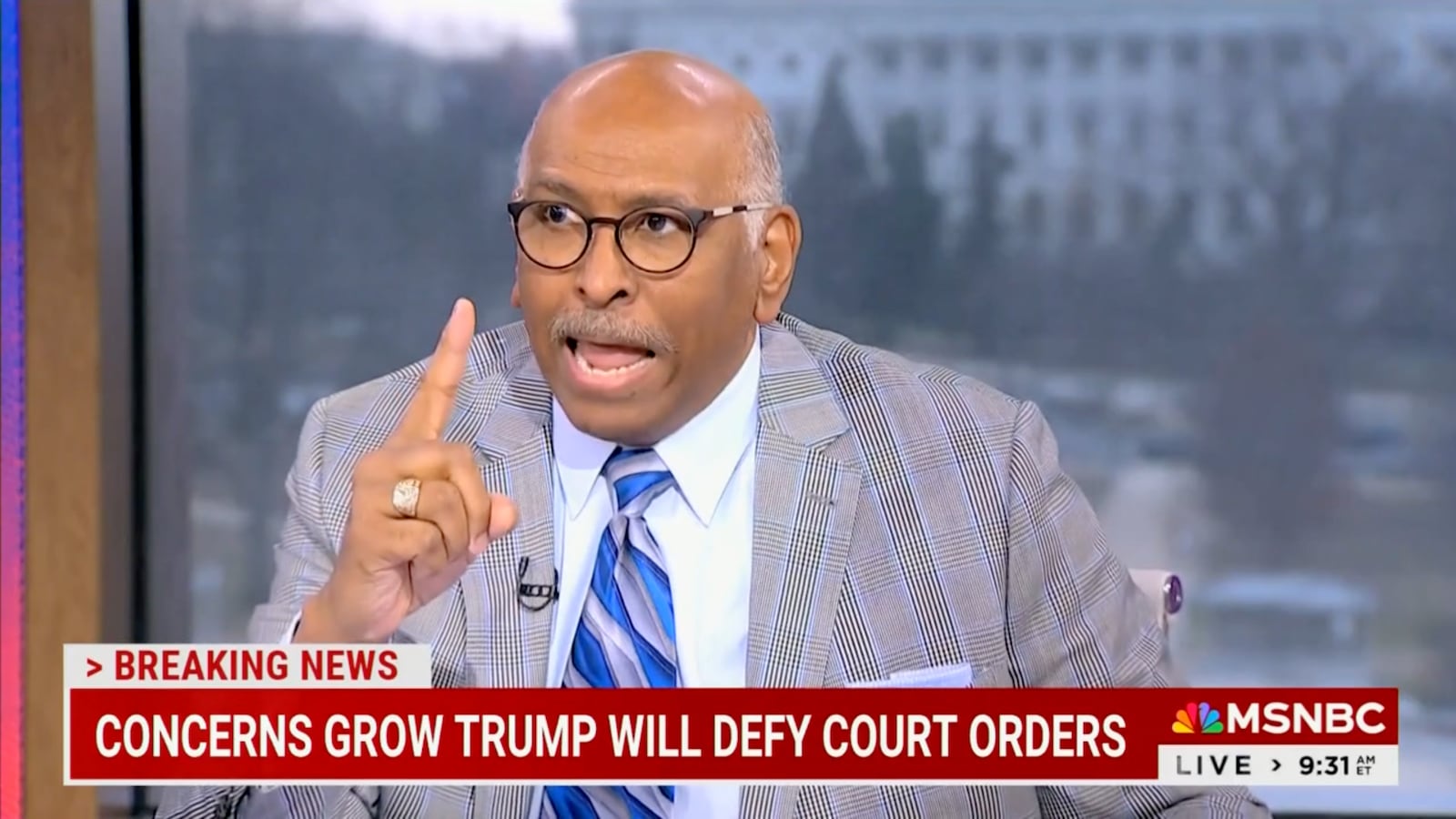 Michael Steele losing his temper on MSNBC.