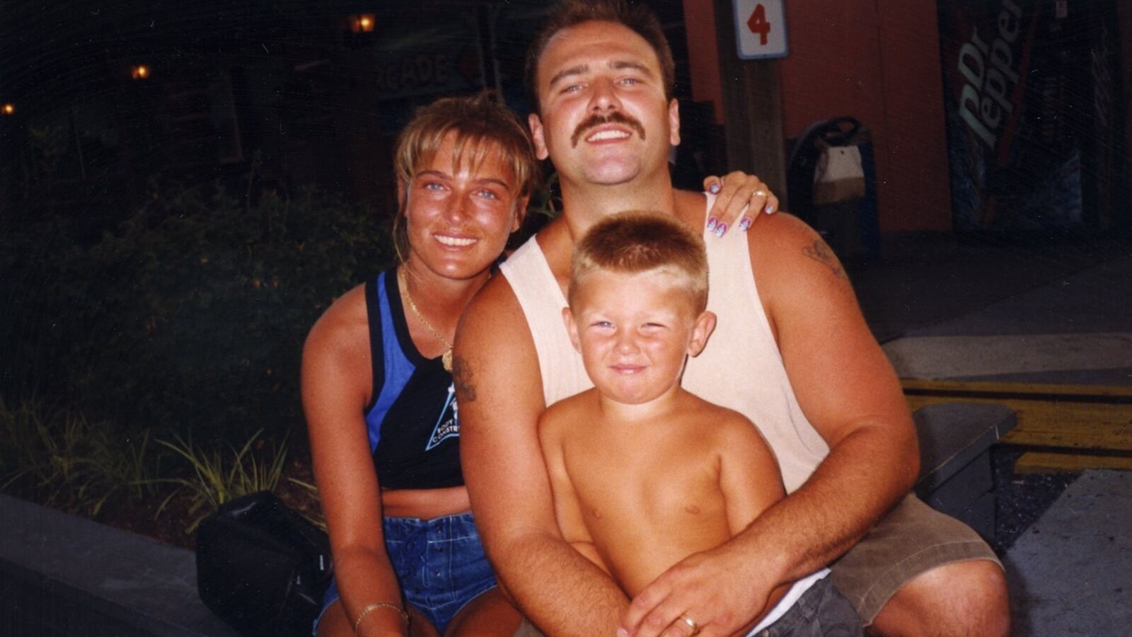 Jeana and James Burrus and their son.