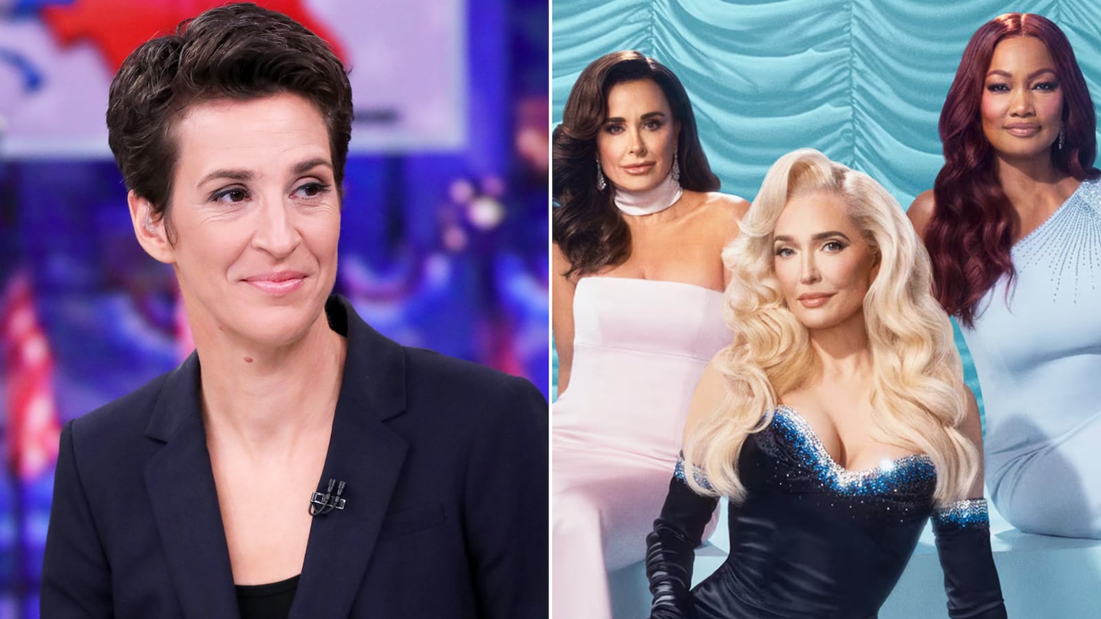 Rachel Maddow, RHOBH split