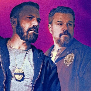 Ben Affleck and Matt Damon in The Rip.