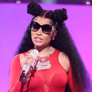 Nicki Minaj performs at the 2023 VMAs
