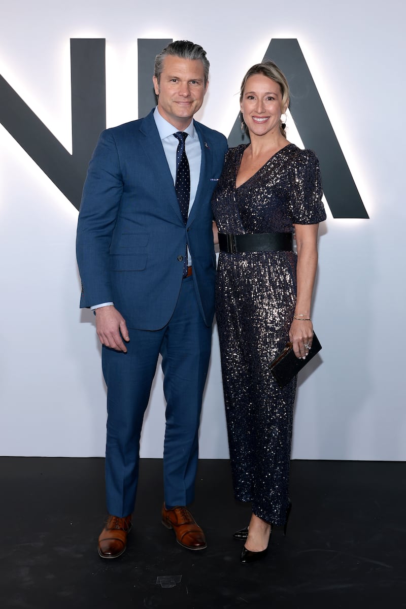 With much of the Trump family absent, Melania had support from Defense Secretary Pete Hegseth and Jennifer Rauchet at the Melania world premiere.