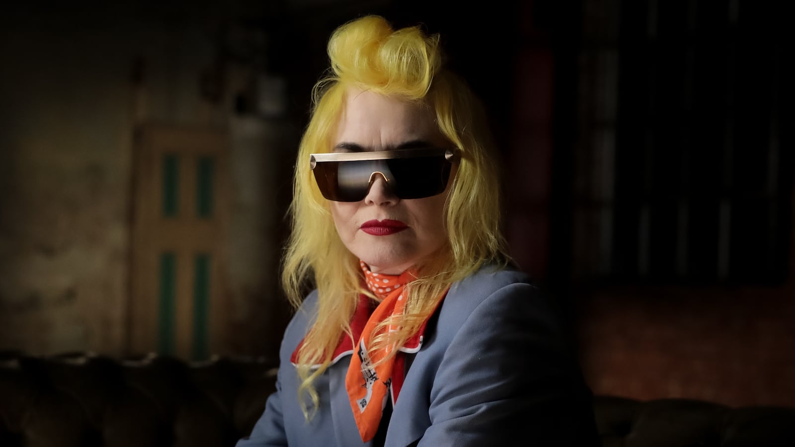 Pam Hogg on 13 December 2019 in London, England.