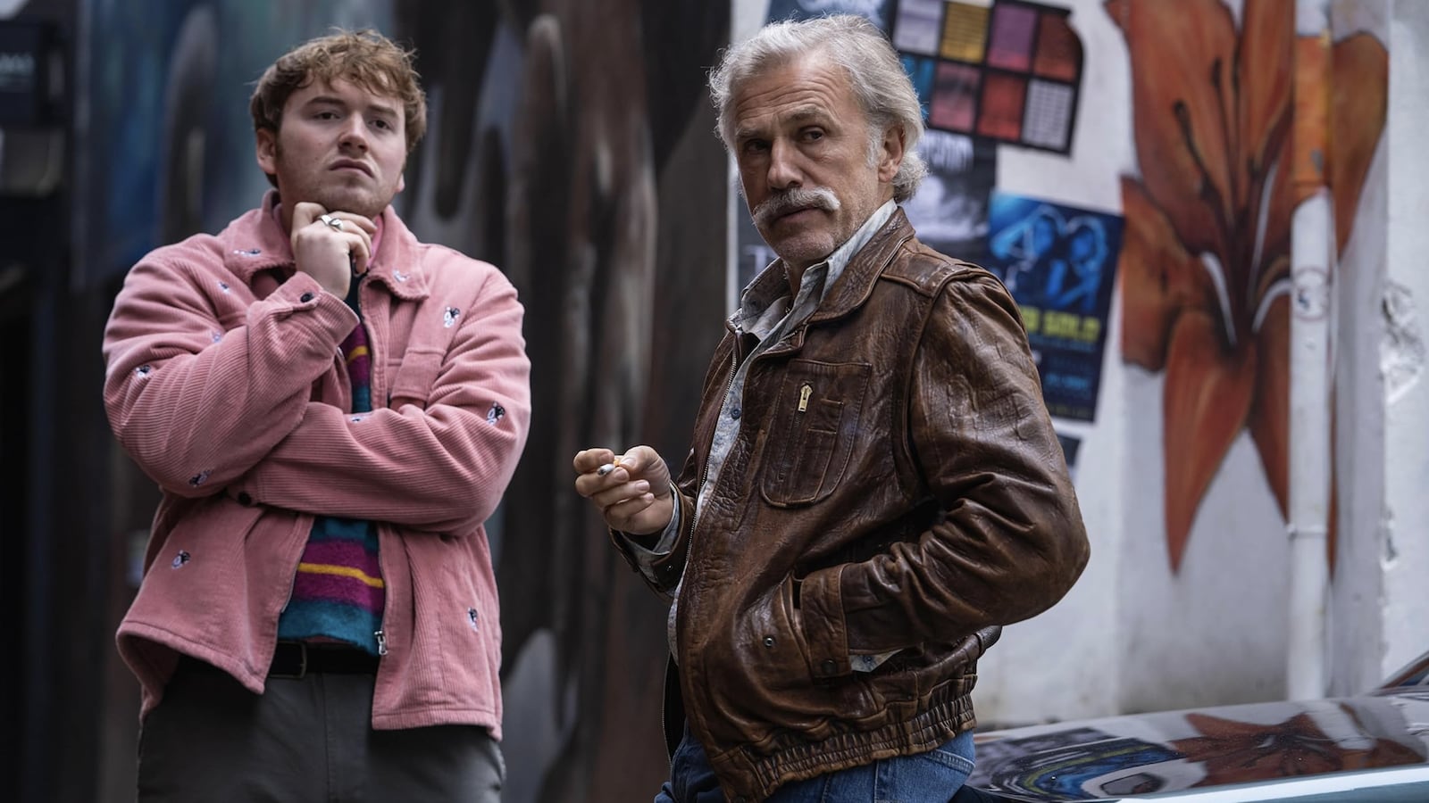 Cooper Hoffman and Christoph Waltz