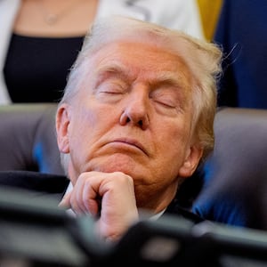 President Donald Trump appears at an event on lowering drug prices in the Oval Office at the White House on November 06, 2025 in Washington, DC. Trump announced that his administration has reached agreements with drugmakers Eli Lilly and Novo Nordisk that would lower the price of some GLP-1 weight loss medications.