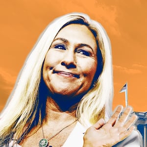 Marjorie Taylor Greene announces her resignation.