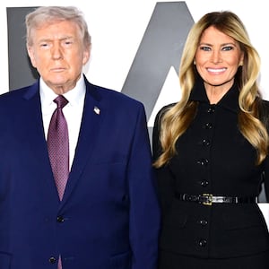 Donald Trump and Melania Trump.