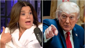 Ana Navarro and Donald Trump