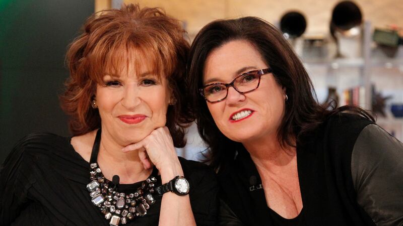 Joy Behar and Rosie O'Donnell on "The View"