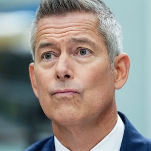 U.S. Transportation Secretary Sean Duffy listens during a House Appropriations Transportation, Housing and Urban Development, and Related Agencies Subcommittee hearing on Capitol Hill in Washington, D.C., U.S., May 21, 2026. REUTERS/Eric Lee