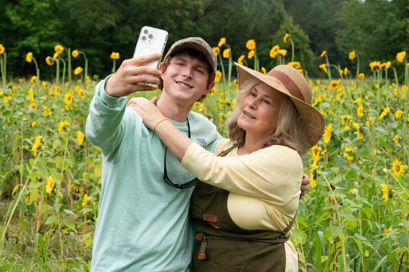 Johnny Berchtold and Patricia Arquette in Murdaugh: Death in The Family.