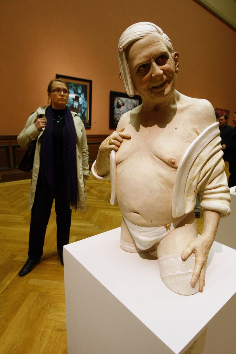 galleries/2012/09/16/art-that-angers-people-from-the-fountain-to-piss-christ/pope-in-drag-controversial-art-exhibits_viom9u