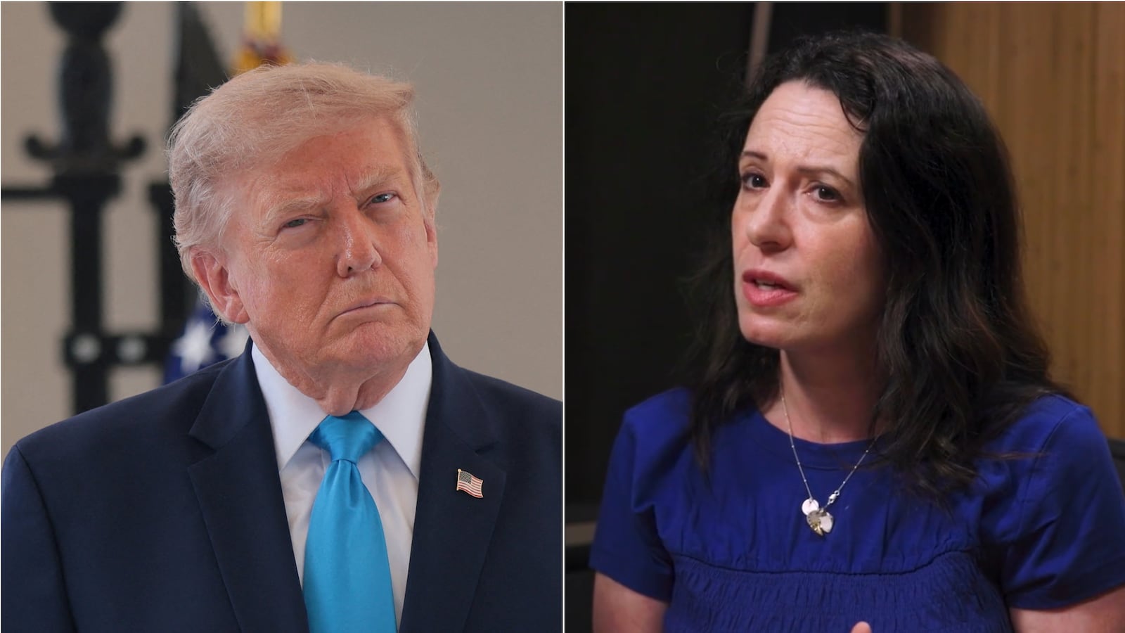 Donald Trump and Maggie Haberman