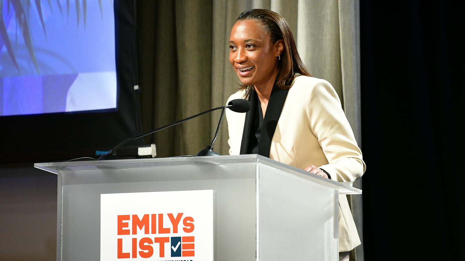 Emily’s List President Laphonza Butler.