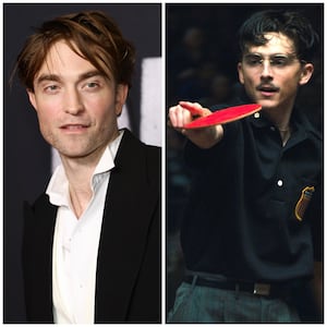 Robert Pattinson and Timothee Chalamet