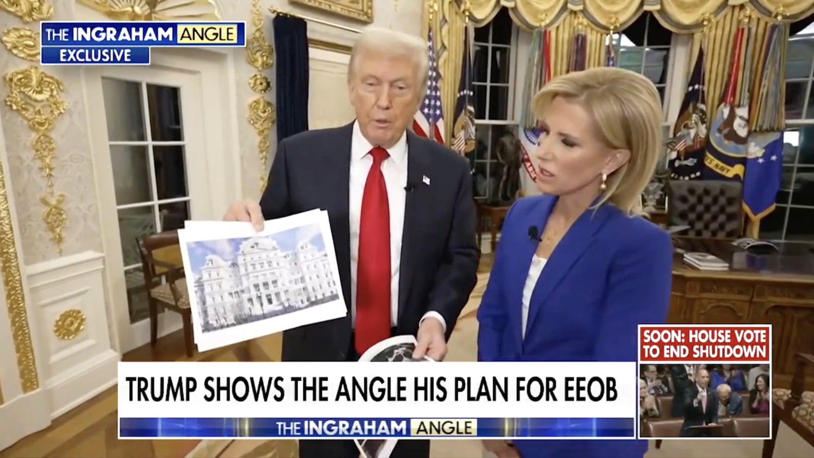 Donald Trump on Laura Ingraham’s show.