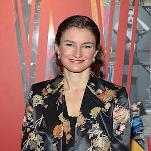 Chloe Malle attends W Magazine 50th Anniversary presented By Lexus at Shun Lee on October 12, 2022 in New York City.