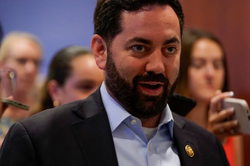 Congressman Mike Lawler (R-NY) leaves following a closed briefing on Iran for members of the House of Representatives on Capitol Hill in Washington, D.C., U.S., June 27, 2025.