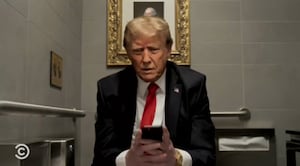 South Park, deep faked Trump on the toilet