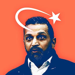 Kash Patel and a "Make-A-Wish" star.