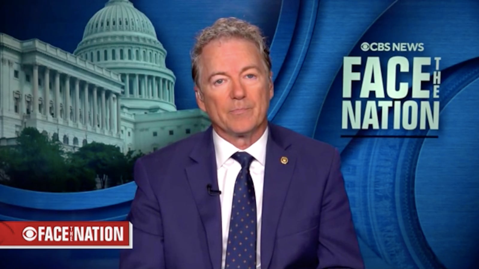 Rand Paul on Face the Nation.