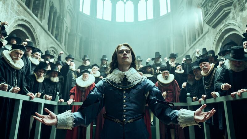 A photo including Nicholas Galitzine in the series Mary & George on Starz