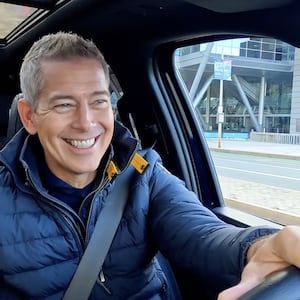 Transportation Secretary Sean Duffy in a scene from The Great American Road Trip.