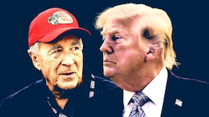 Johnny Morris with Donald Trump